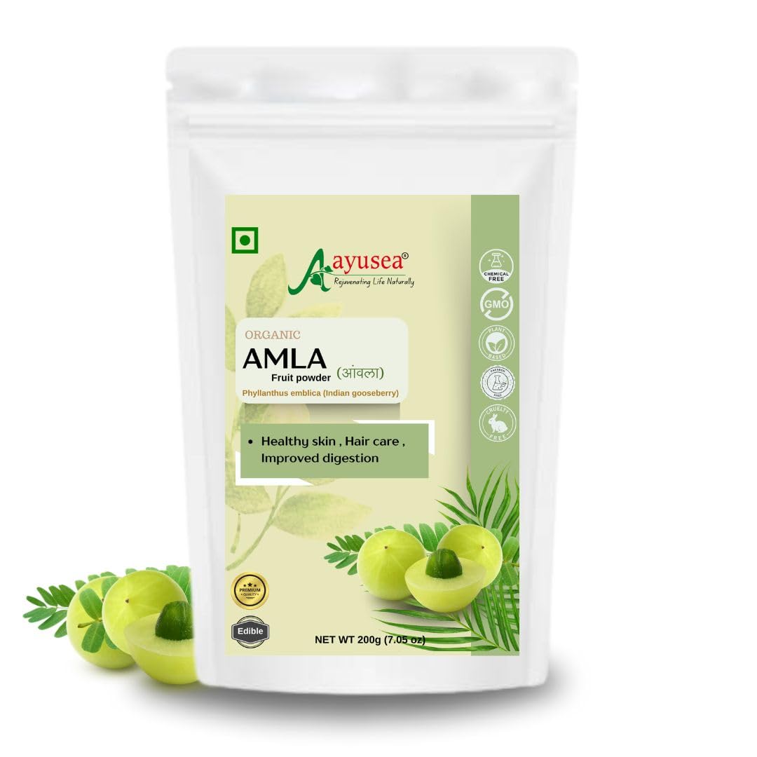 AYUSEA® Pure Amla powder, Pack of 2, 200g