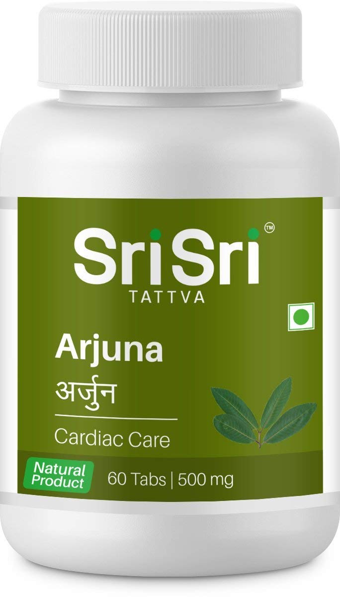 Sri Sri TATTVA shuddhta ka naam Arjuna Tablet, 500mg,60Tabl (Pack of 2)