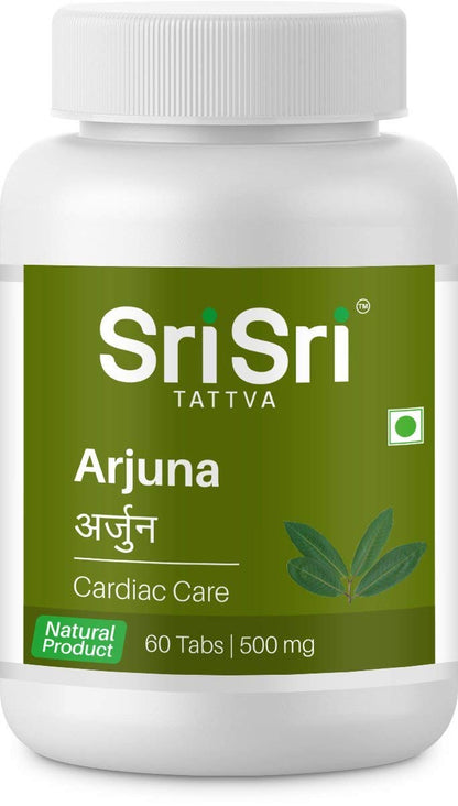 Sri Sri TATTVA shuddhta ka naam Arjuna Tablet, 500mg,60Tabl (Pack of 2)