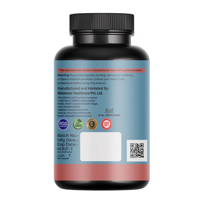 Biovencer Green Tea Extract | Super Antioxidant | Maintain Healthy Weight - 60 Vegetarian Capsules