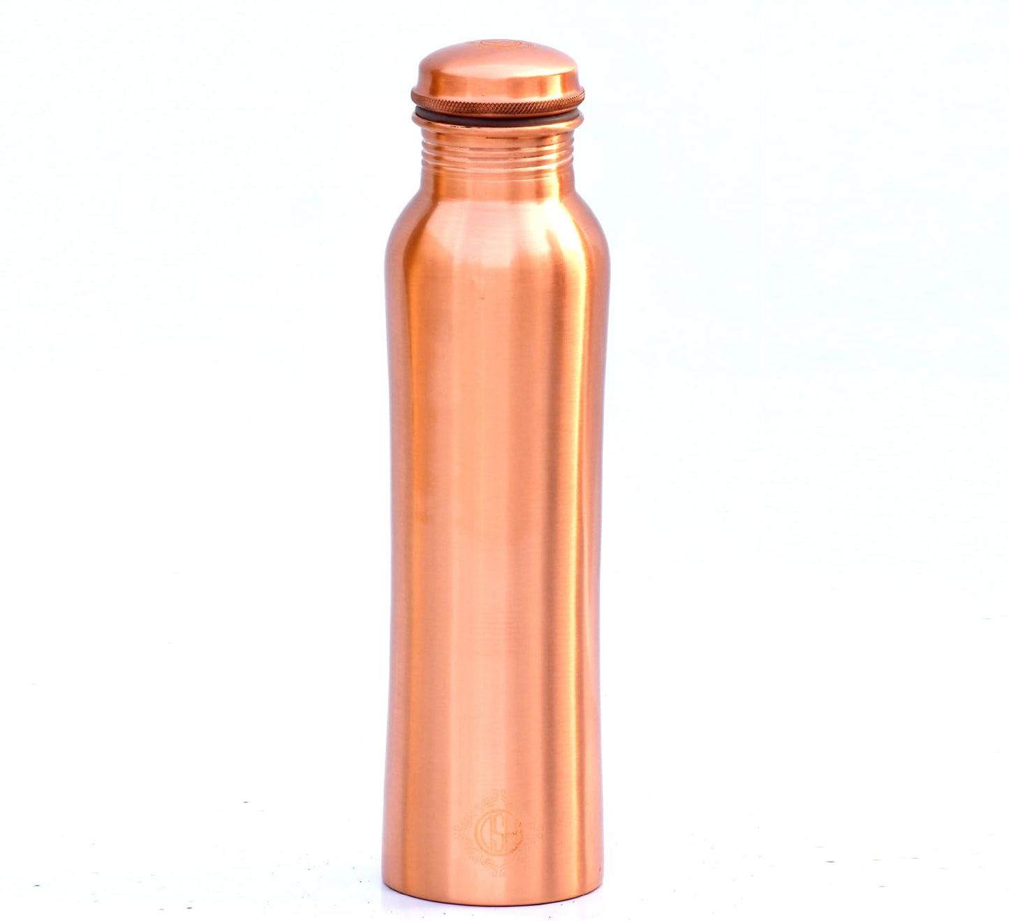 DSH Pure Copper Water Bottle, Jointless, Leakproof with Ayurvedic Health Benefits, Matt Brown, 1 Piece, 920ml