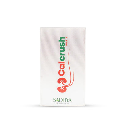 Calcrush Tablets | Ayurvedic Kidney Stone Support Tablets | Renal Calculi + Urethral Calculi Support | Supports Stone Management + Smooth Urine Flow + Urinary Comfort | Varun Chhal, Pashanbhed, Punarnava, Rasayan Churna, Chandraprabha Vati | 30 Tablets