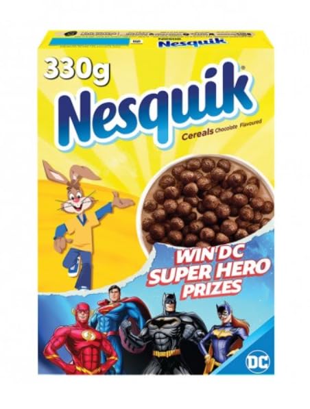 Nesquik Chocolate Cereal Delicious Whole Grain With Fiber Helthy Snacks 330gm