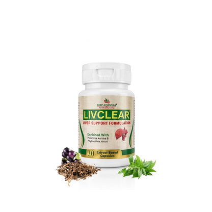 Liver Detox Vegan Capsules (60) | Ayurvedic Liver Cleanse Supplement for Fatty Liver, Detox & Digestive Health