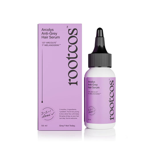 Rootcos Arcolys Anti grey hair serum with MelanograyTM | Reverses & limits hair