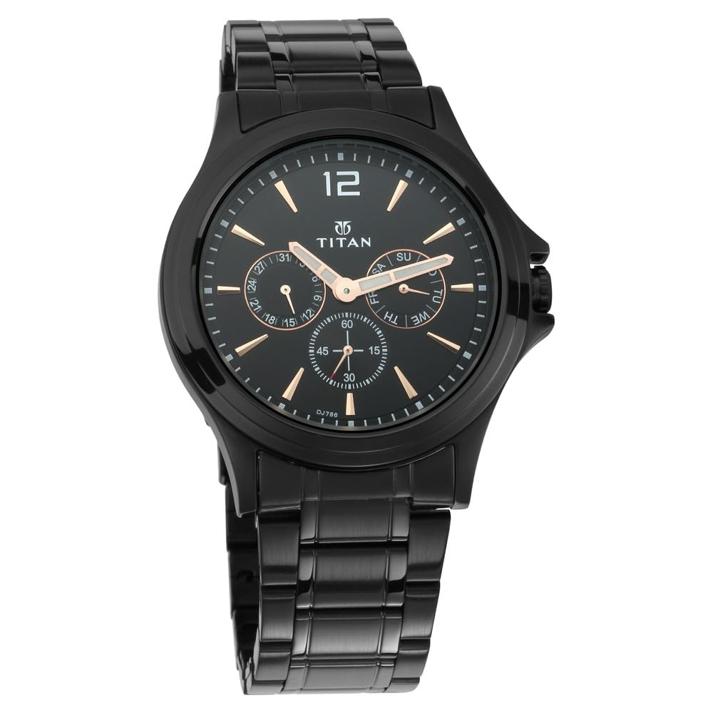 Titan All Black Analog Black Dial Men's Watch NM1698NM01/NN1698NM01/NP1698NM01