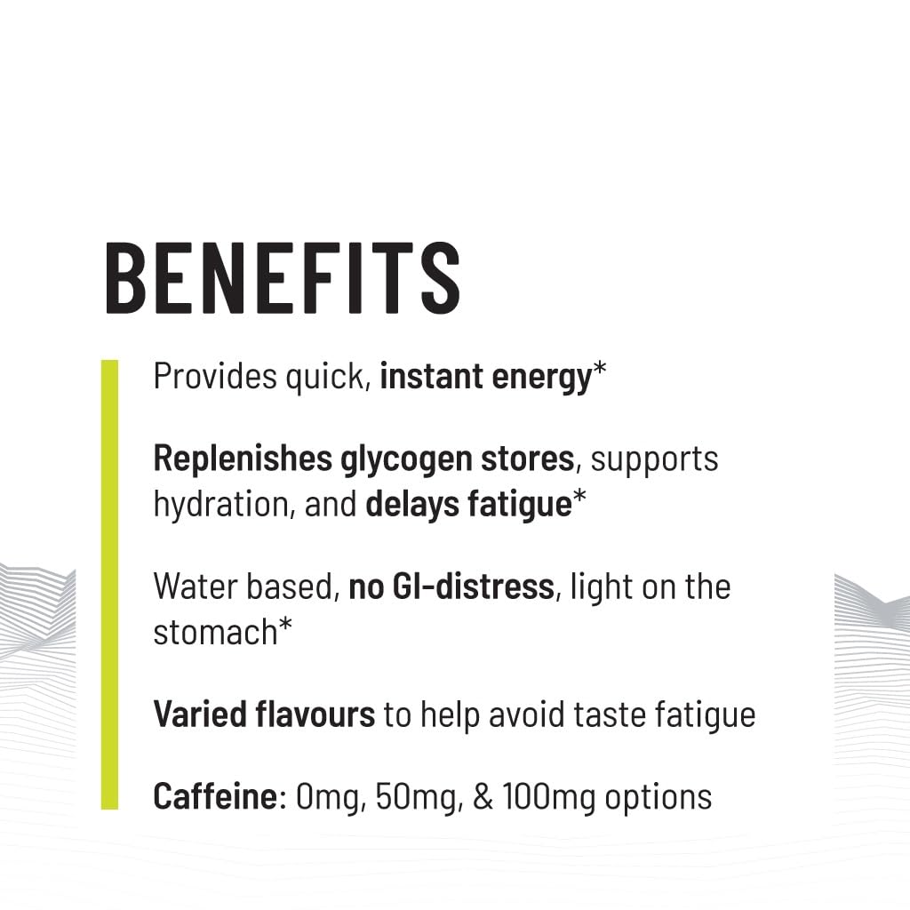 Unived Gel 100 - Energy Gel for Endurance Athletes Runners & Cyclists - 100kcal - Vanilla Orange - Pack of 6