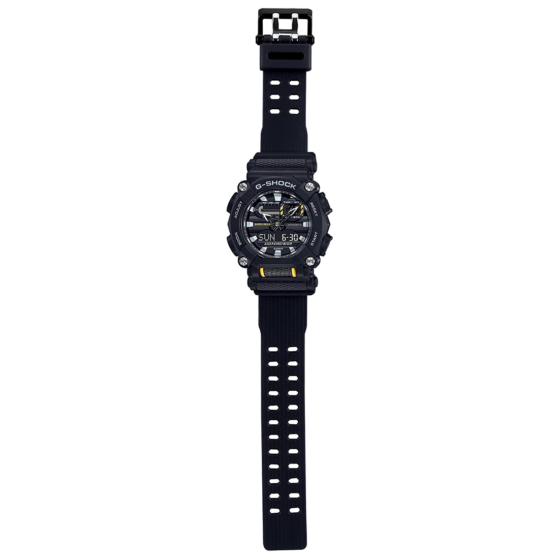 Casio G-Shock GA-900-1ADR Black Analog-Digital Dial Black Resin Strap Men's Watch Shock and 200M Water Resistant G1057