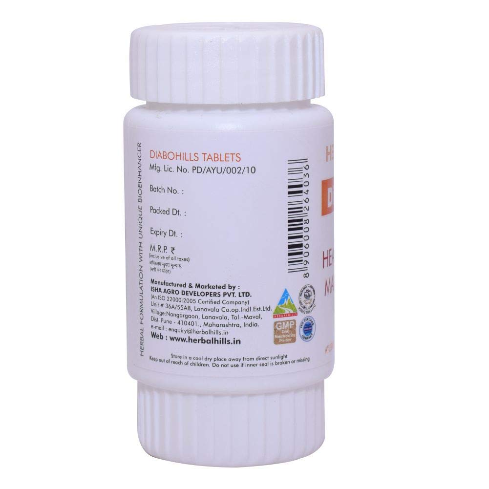 Herbal Hills Diabohills Tablets, (60 Tablets Pack) | Supports Sugar Con- image 3