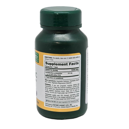 Nature's Bounty Acidophilus Probiotic (120 Tabs)