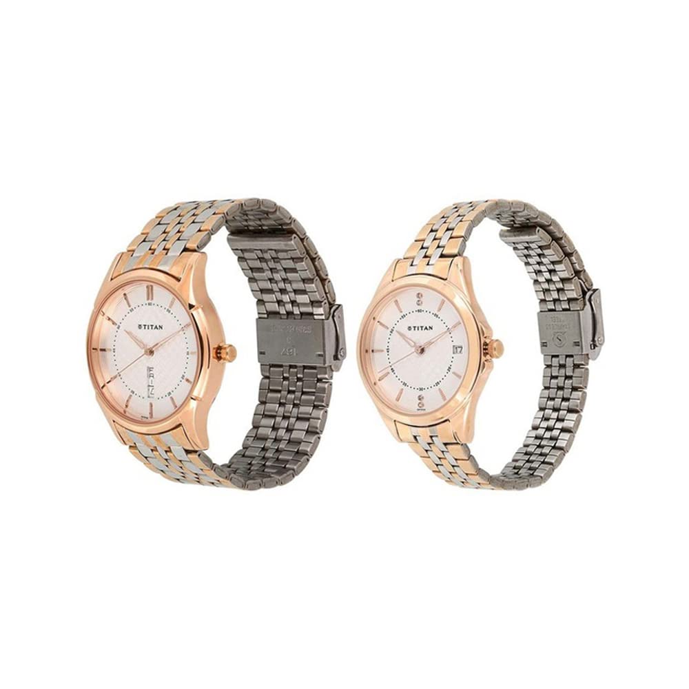Titan Analog Silver Dial Unisex Watch-NM16362565KM01 / NL16362565KM01/NP16362565KM01