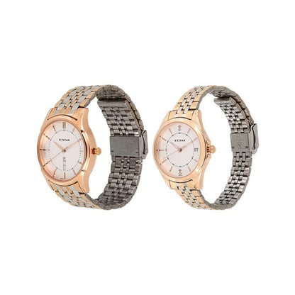 Titan Analog Silver Dial Unisex Watch-NM16362565KM01 / NL16362565KM01/NP16362565KM01