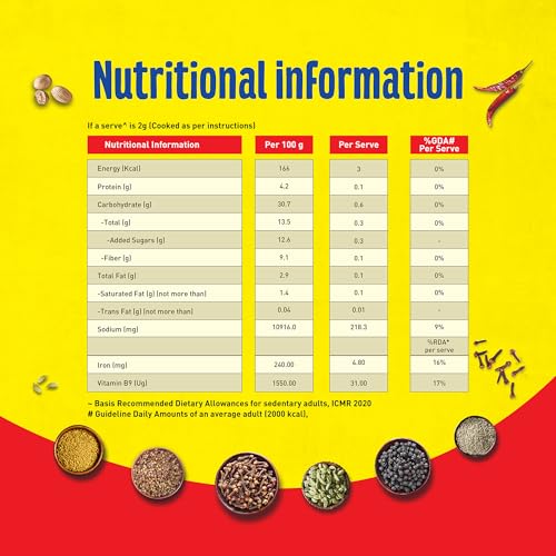 MAGGI Masala-ae-Magic Vegetable Masala, All in One | 120g Pouch (6g x 20 Sachets)