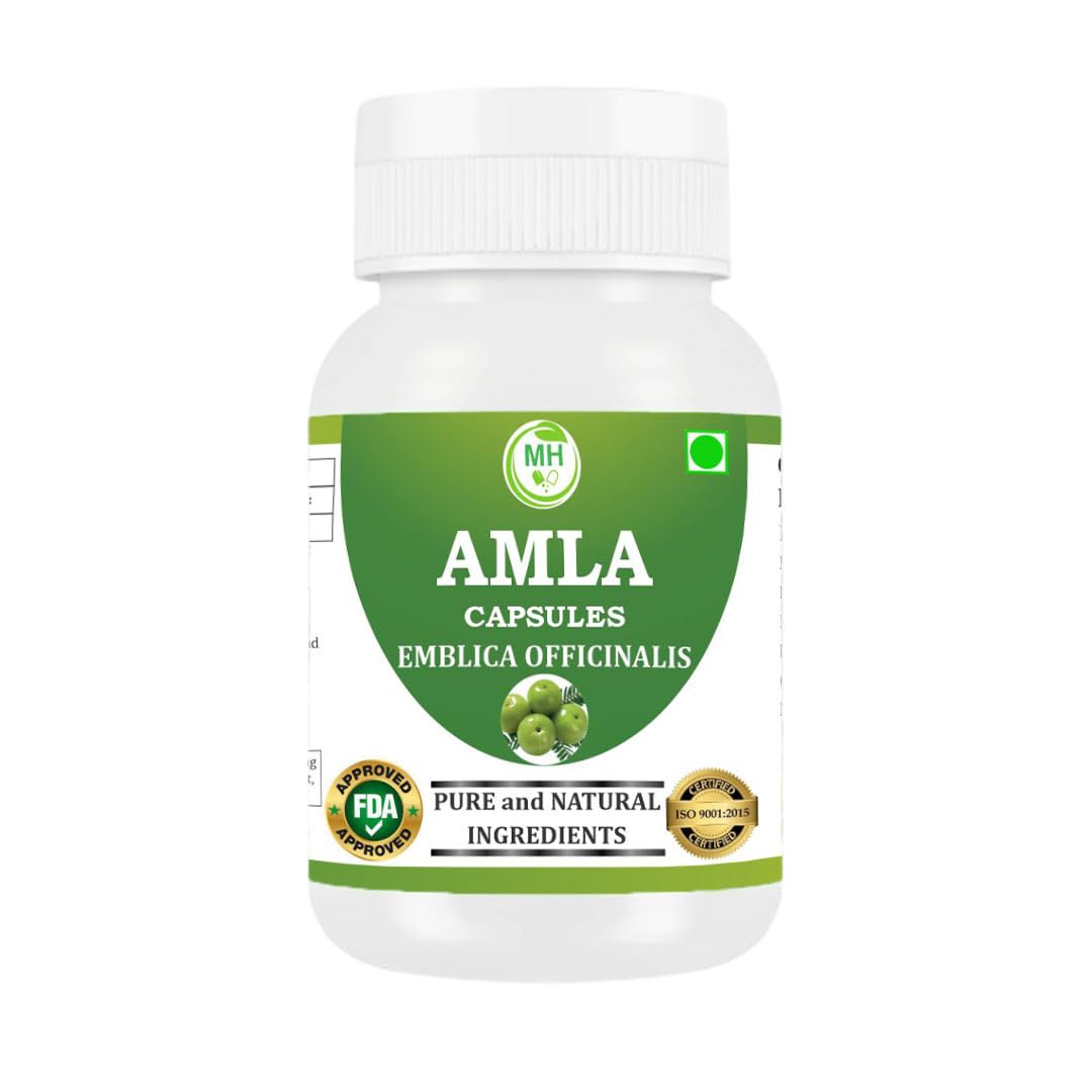 Morsan's Amla (Emblica officinalis) Capsules, Pack of 2 x 60 x 500mg. Veg. Capsules (2)