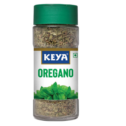 Keya Oregano | Freeze Dried | Seasoning For Pizza, Pasta, Marinades And Soups | No Artificial Flavours And Colours | Sprinkler |15g/9g