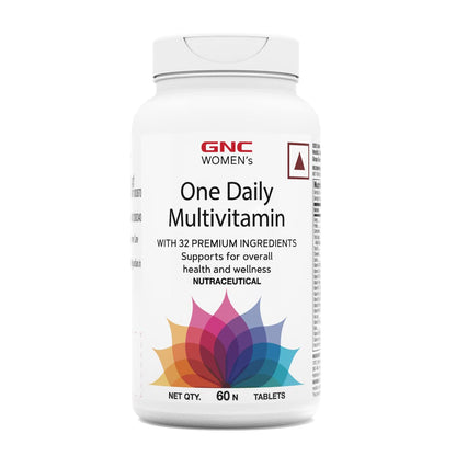 GNC Triple Strength Fish Oil (60 Softgels) & GNC Women's One Daily Multivitamin for (60 Tablets) Combo