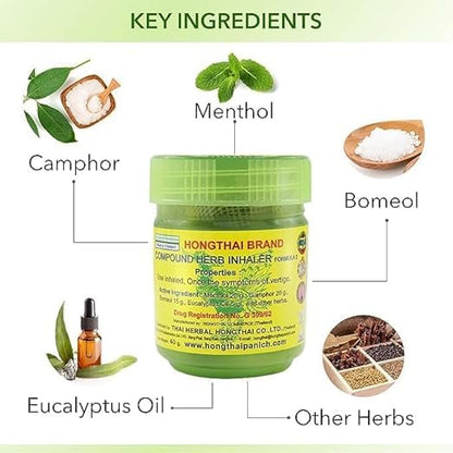 TWIN SWAN™ Hong Thai Traditional Thai Compound Herbal Inhaler Pack Of 1