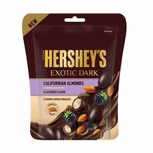 Hershey's Exotic Dark Chocolate - Californian Almond Sprinkled with BlackBerry F