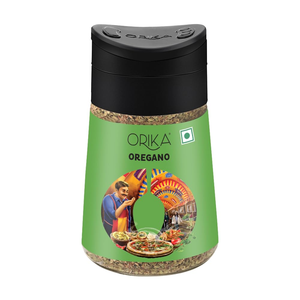 Orika Oregano Oregano Seasoning | Full Bodied Oregano Herbs | Ideal Seasoning For Pizza, Pasta, Marinades And Soups | No Artificial Flavours And Colours, 16 Gram