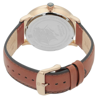 Titan Maritime Analog Green Dial Men's Watch-NN1828QL01