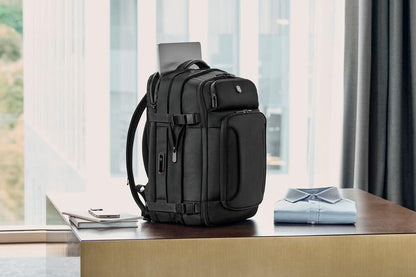 Victorinox Swiss Designed Werks Traveler 7.0, Boarding Bag, Backpack With 15.6 Inch Laptop and 11 Inch Tablet Compartment, Black, 653650