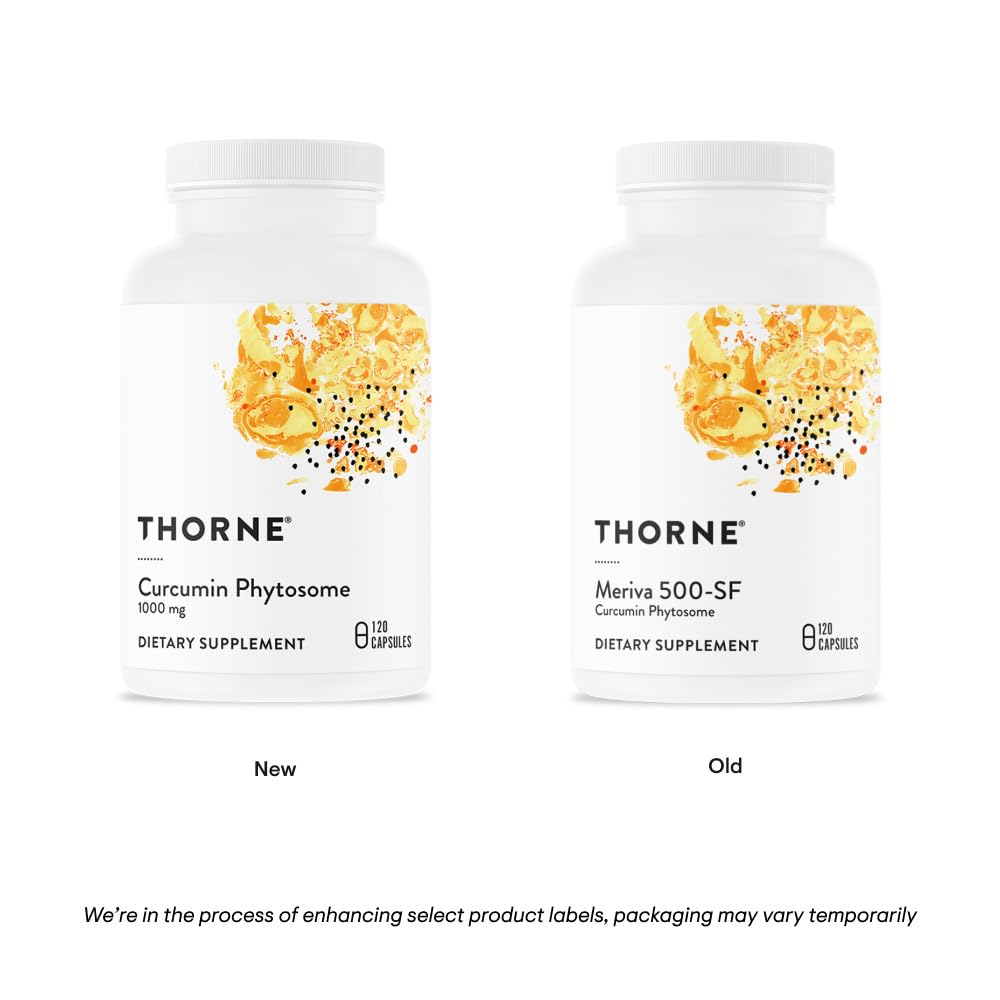 Thorne Research Curcumin Phytosome Supplement Capsules, 120 Count- image 5