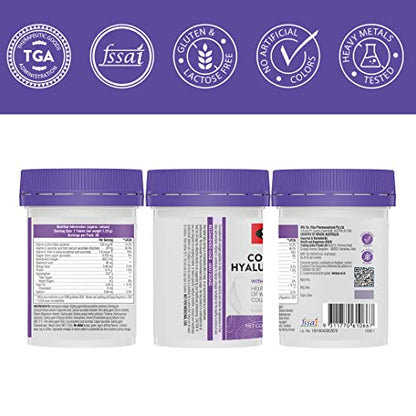 Swisse Collagen+ Hyaluronic Acid with Peptides, Vitamin C & E to Boost Skin Repair & Regeneration For Youthful & Radiant Skin - 30 Tablets (One Tablet Per Serving For Both Men & Women) Australia’s No.1 Beauty Nutrition Brand