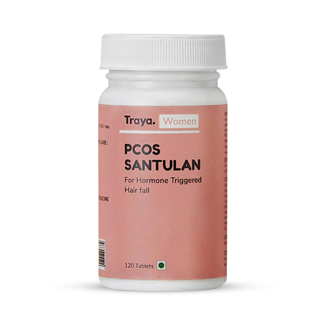 Traya PCOS Santulan | Ayurvedic PCOS Supplements For Women | Manages Irregular Periods, Hormonal Imbalance & PCOS-Induced Hairfall | Consists Of Latakaranj, Deodar, Kantakari, Punarvana | 120 Tablets