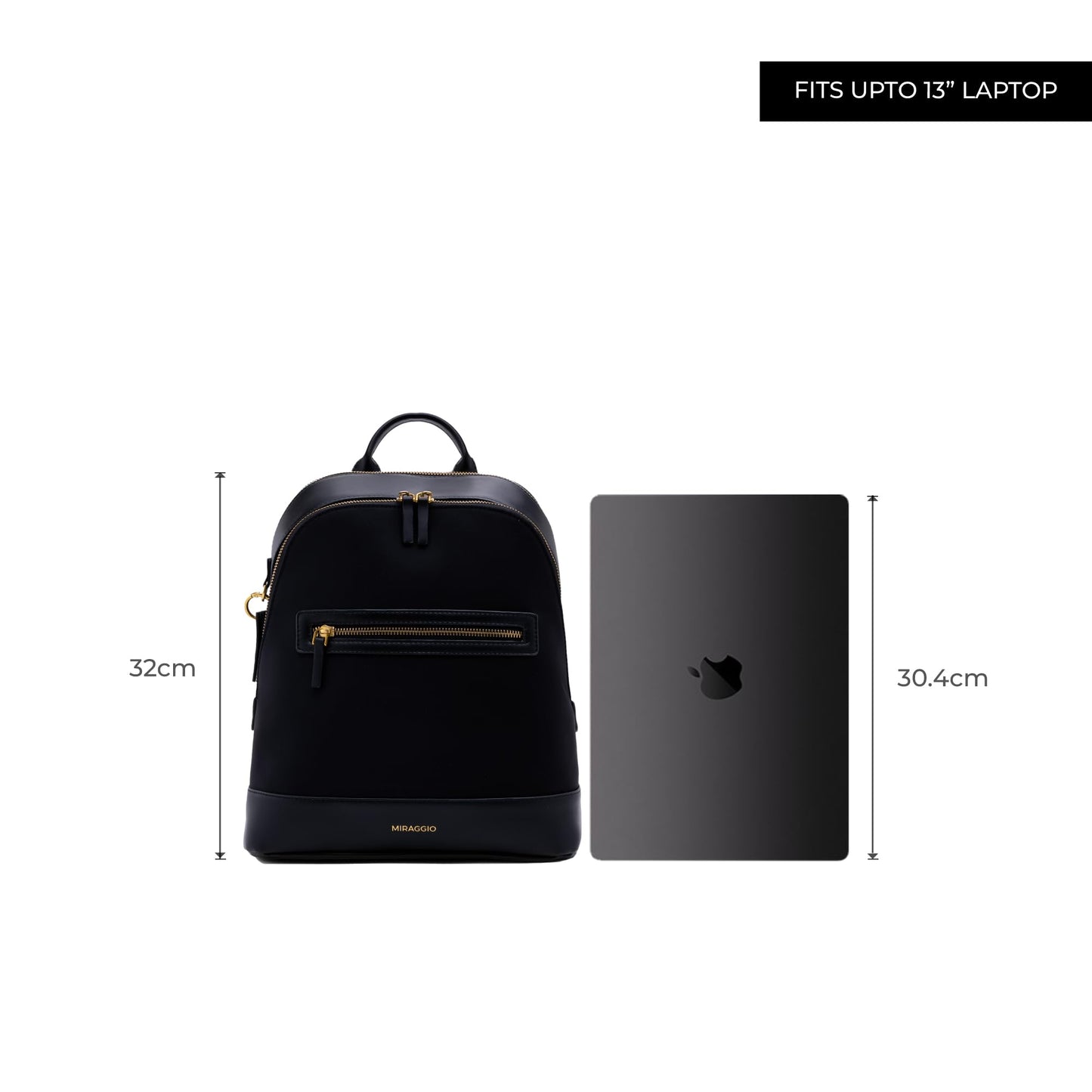 Miraggio Sloane Backpack (Black)