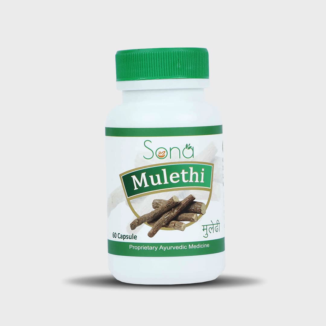 Sona Healthcare Mulethi Capsules -60 Capsules (Pack of 1)