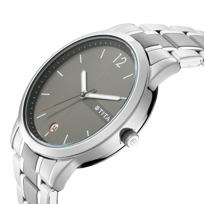 Titan Neo Analog Grey Dial Men's Watch NM1806KM01/NN1806KM01/NP1806KM01