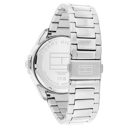 Tommy Hilfiger Oceanic Quartz Analog with Black Dial Silver Stainless Steel Strap Watch for Men - TH1792203