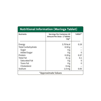 Neuherbs Organic Moringa 120 Tablets | Ayurvedic Support For Holistic Wellness | High In Energy & Antioxidants