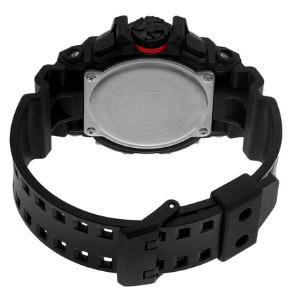 Casio G-Shock GA-400-1BHDR Black & Red Analog-Digital Dial Black Resin Strap Men's Watch Shock and 200M Water Resistant G566