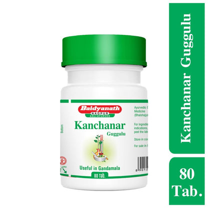 Baidyanath Asli Ayurved Kanchnar Guggulu 80 Tablets, Pack of 4- image 3