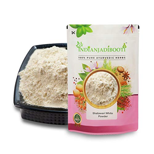 IndianJadiBooti Shatavari White Powder, 400 Grams Pack