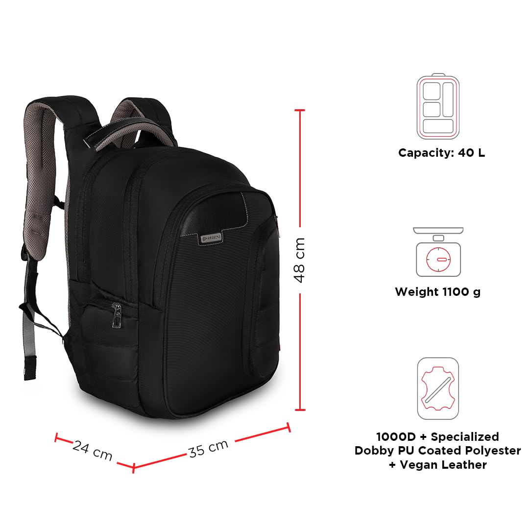 HARISSONS Vervo 40L Waterproof Laptop Backpack for Men & Women | Fits 1- image 5