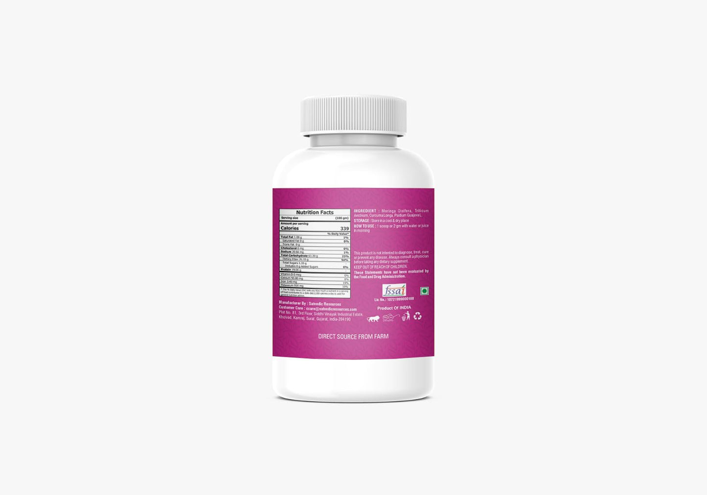 Sat Wellness Supefood Pro 4 Powder Herbal Supplements For Personal Health Care Improvement Help to improve immunity boost | improve digestive system | help to reduce in joint pain |