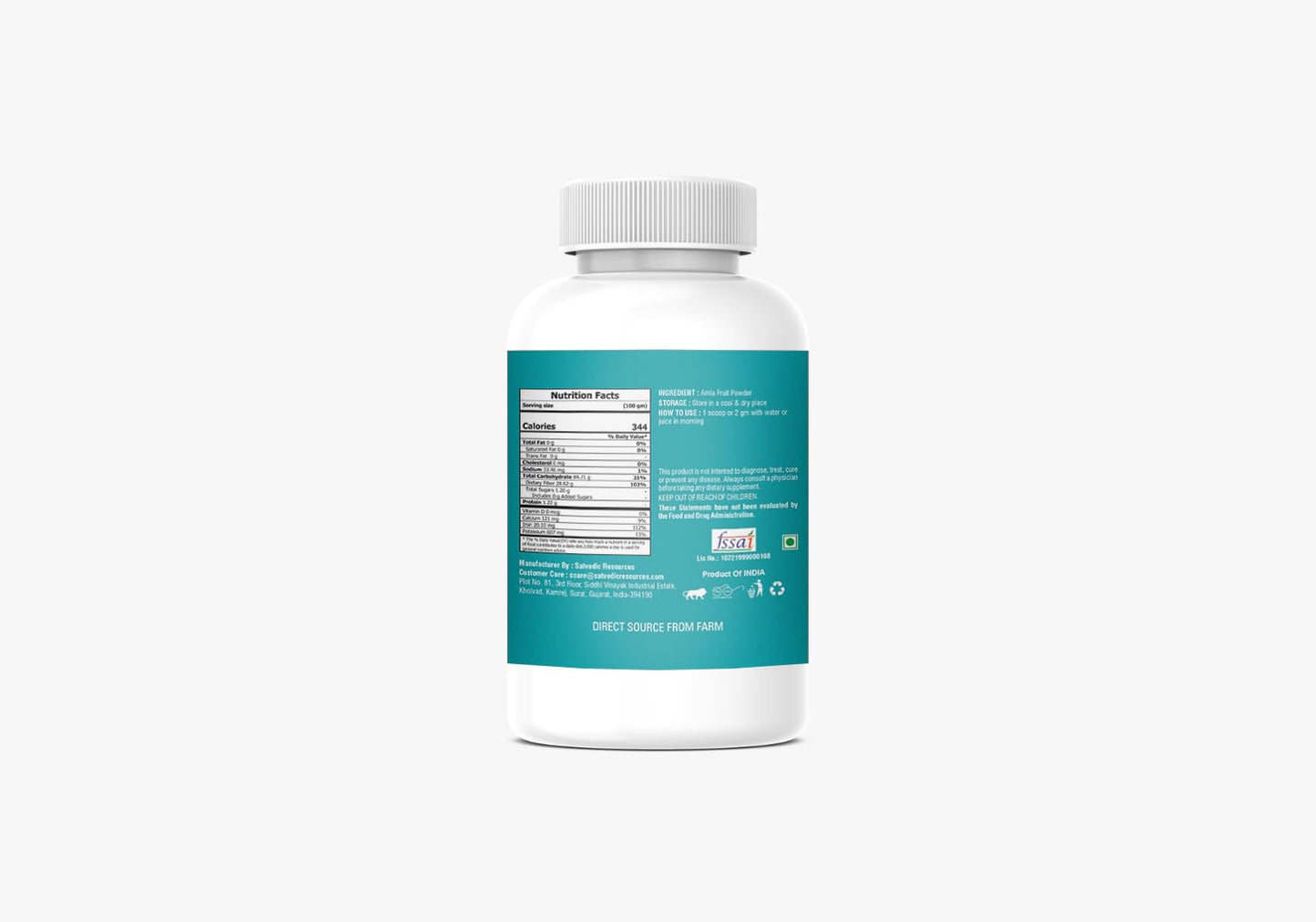 Amla Fruit Powder Herbal Supplements For Personal Health Care Improvement
