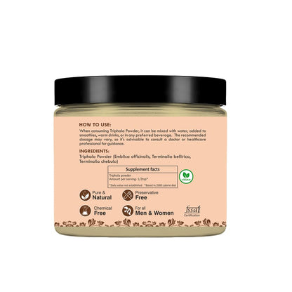 STAMIO Triphala Powder 100 gm | Amalaki | Bibhitaki | Haritaki | Digest- image 6