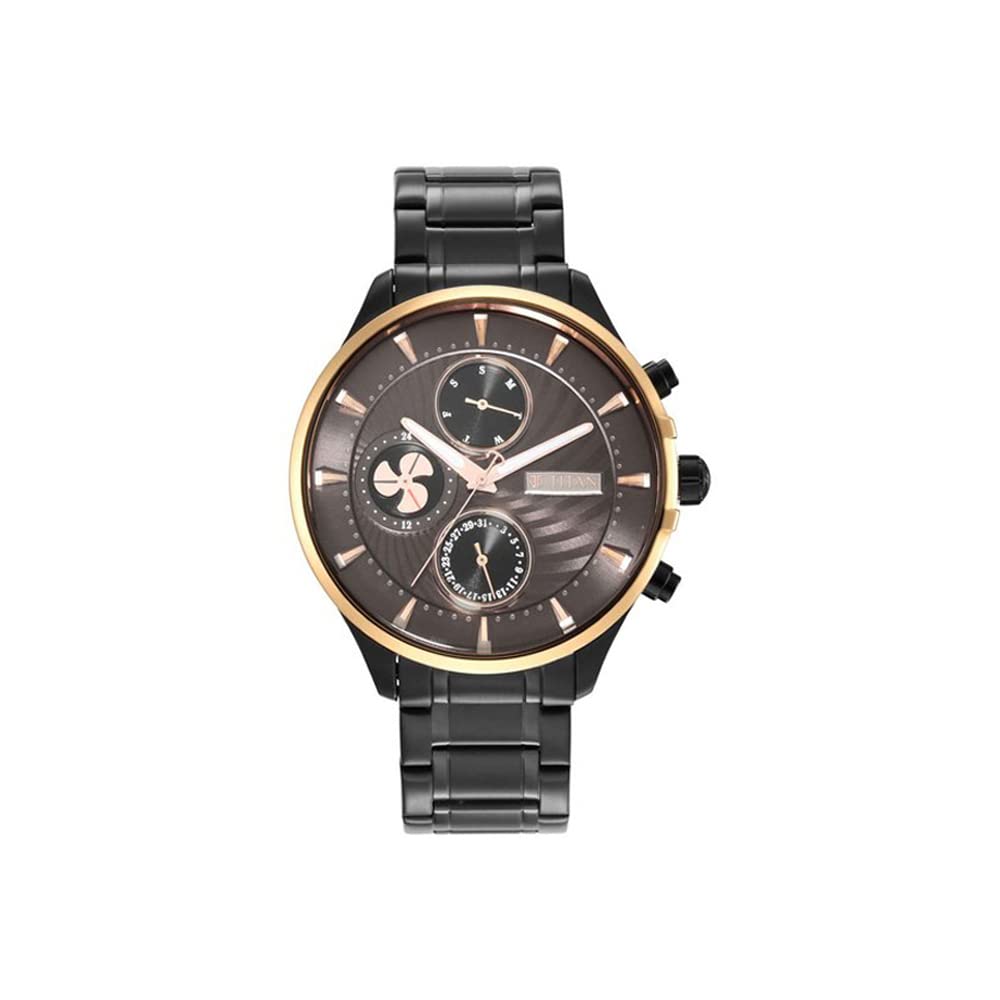 Titan Regalia Maritime Gray Dial Quartz Multifunction Stainless Steel S- image 3