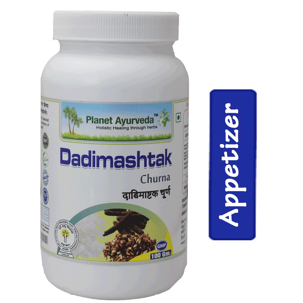 Planet Ayurveda Dadimashtak 100 Gm Churna, Abdominal Gas and Flatulence, Inflamm