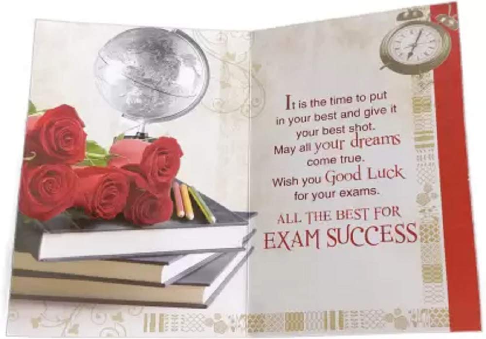 Ferrero Rocher Pack Of 4 Chocolates Pack With Good Luck Greeting Card Combo (Ferrero Rocher Pack Of 4-1, Good Luck Greeting Card-1), 140 Grams