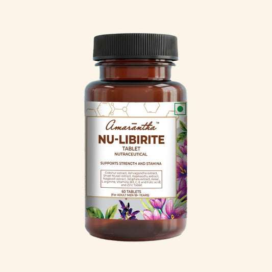 Amarantha Nu- Libirite Tablet | 60 Tablets | Supports healthy Testosterone levels