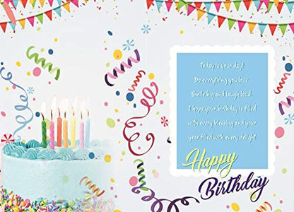 Happy Birthday Greeting Card with 16 Pcs Ferrero Rocher Chocolate Hamper - Birthday Chocolate Hamper