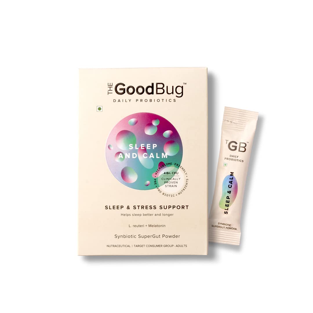 The Good Bug Sleep and Calm SuperGut Powder |Melatonin |Pre & Probiotic Suppleme