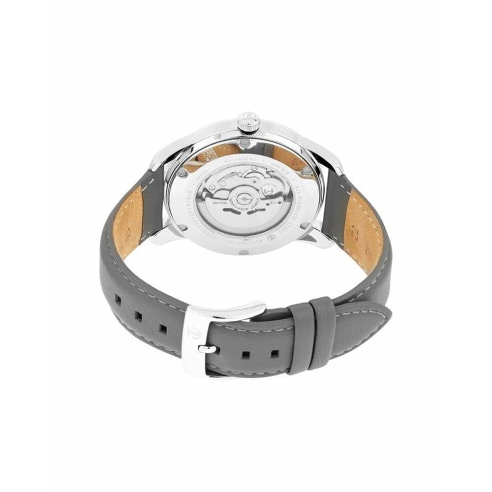 Titan Automatics Grey Dial Automatic Leather Strap Analog Watch for Men- image 4