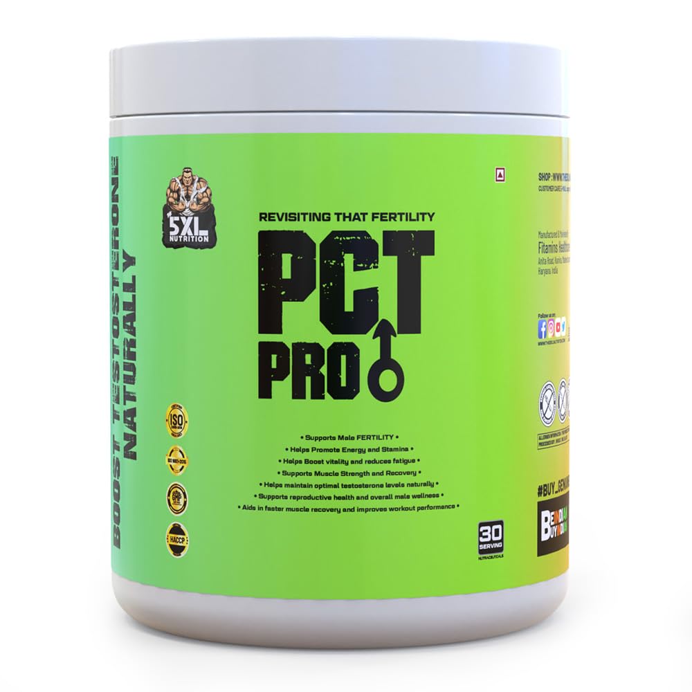 The 5XL Nutrition PCT Pro 300g Powder | Advanced Post Workout Recovery Formula | Supports Muscle Recovery, Strength & Hormonal Balance