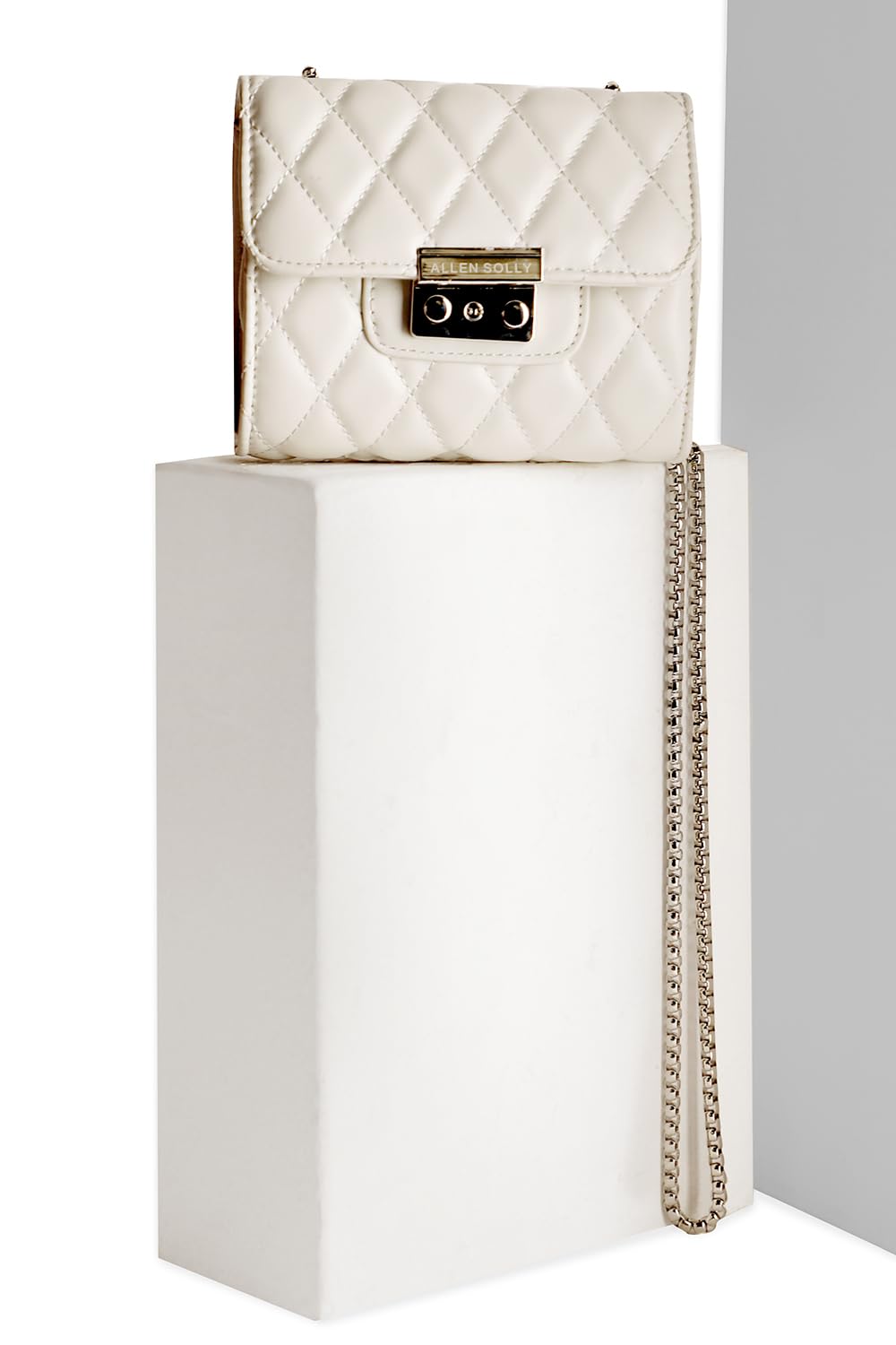 Allen Solly Women Off White colour Sling Bag_AHBGFRGBS02387 Size-15 * 8.4 * 12.6cm