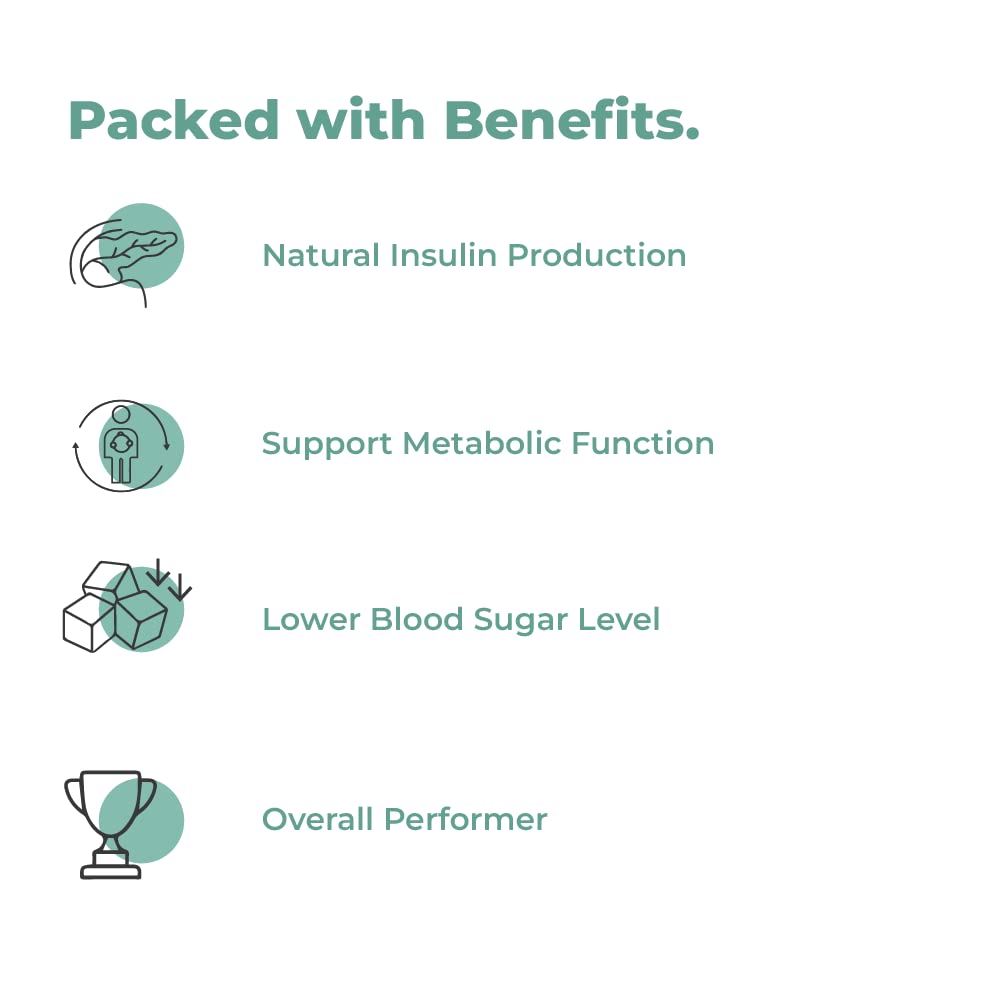 Meadbery Diabetic Care - 9 Herb Formula With Karela Amla Gurmur Bilberry, 60 Veg Tablets Made in India (60 Tablets)